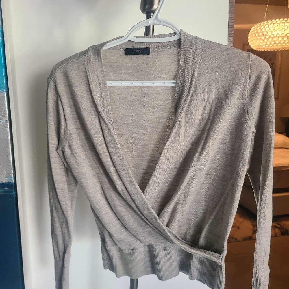 🖤 100% Merino Wool Jcrew Grey Sweater